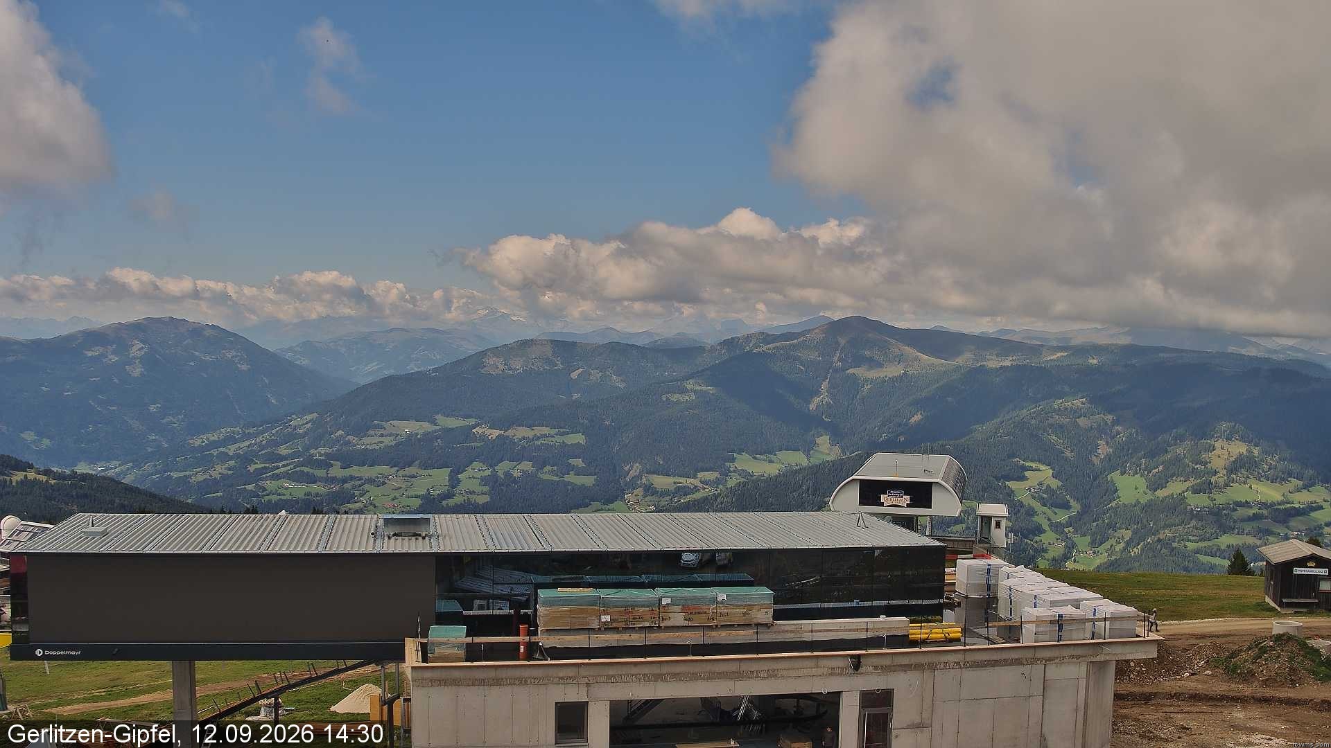 Archiv Foto Webcam Bergstation Sessellift Bergerbahn
