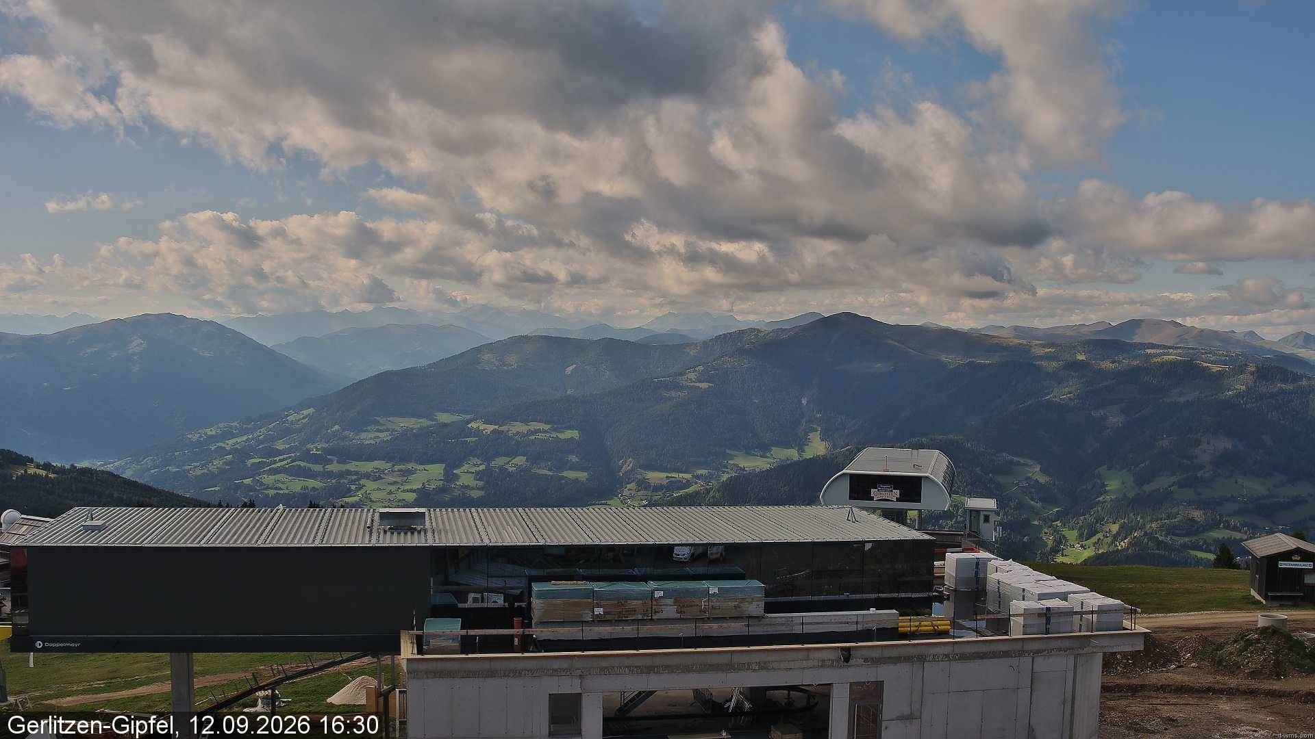 Archiv Foto Webcam Bergstation Sessellift Bergerbahn