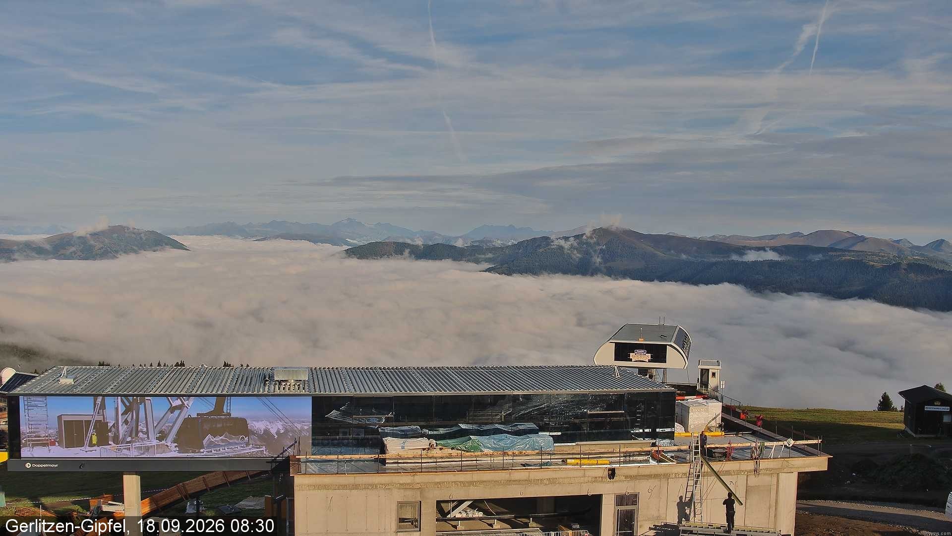 Archiv Foto Webcam Bergstation Sessellift Bergerbahn