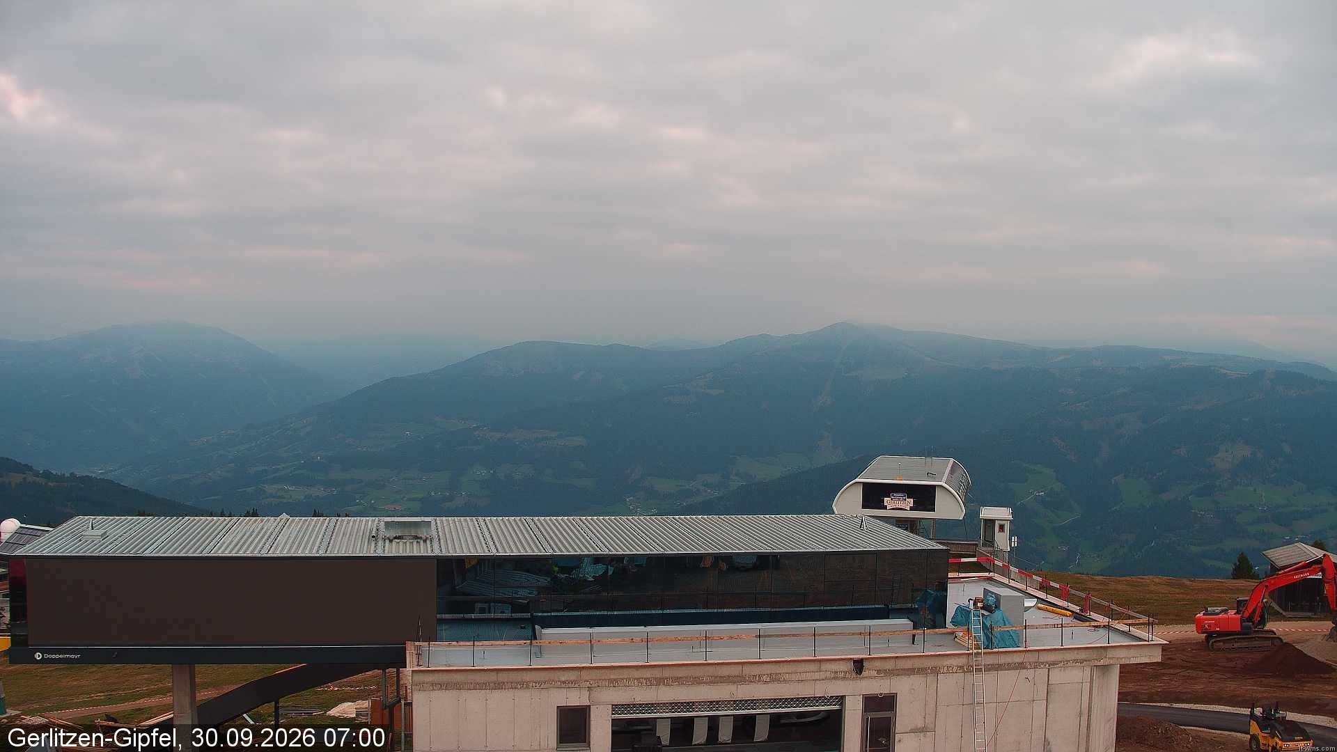 Archiv Foto Webcam Bergstation Sessellift Bergerbahn
