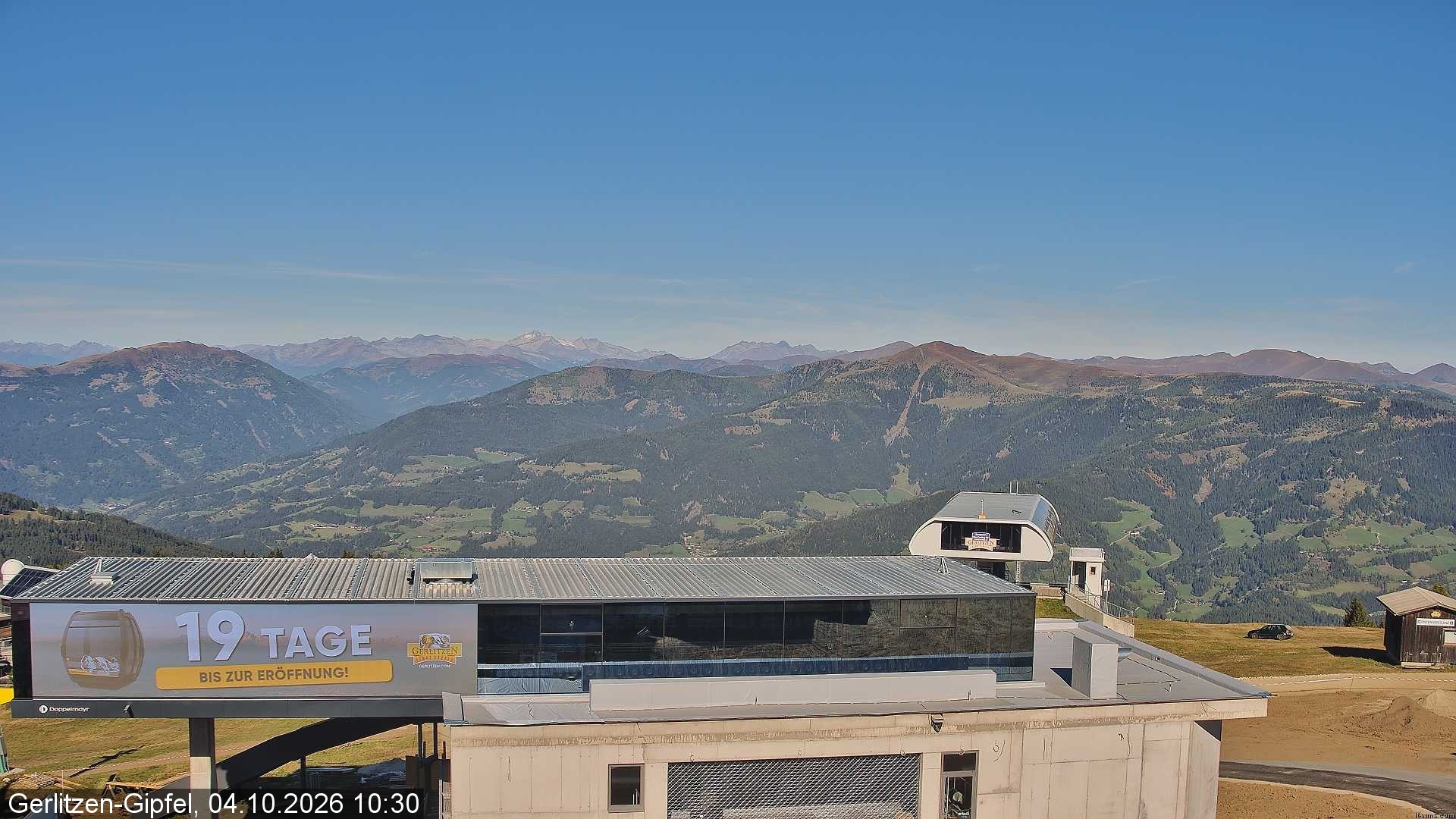 Archiv Foto Webcam Bergstation Sessellift Bergerbahn