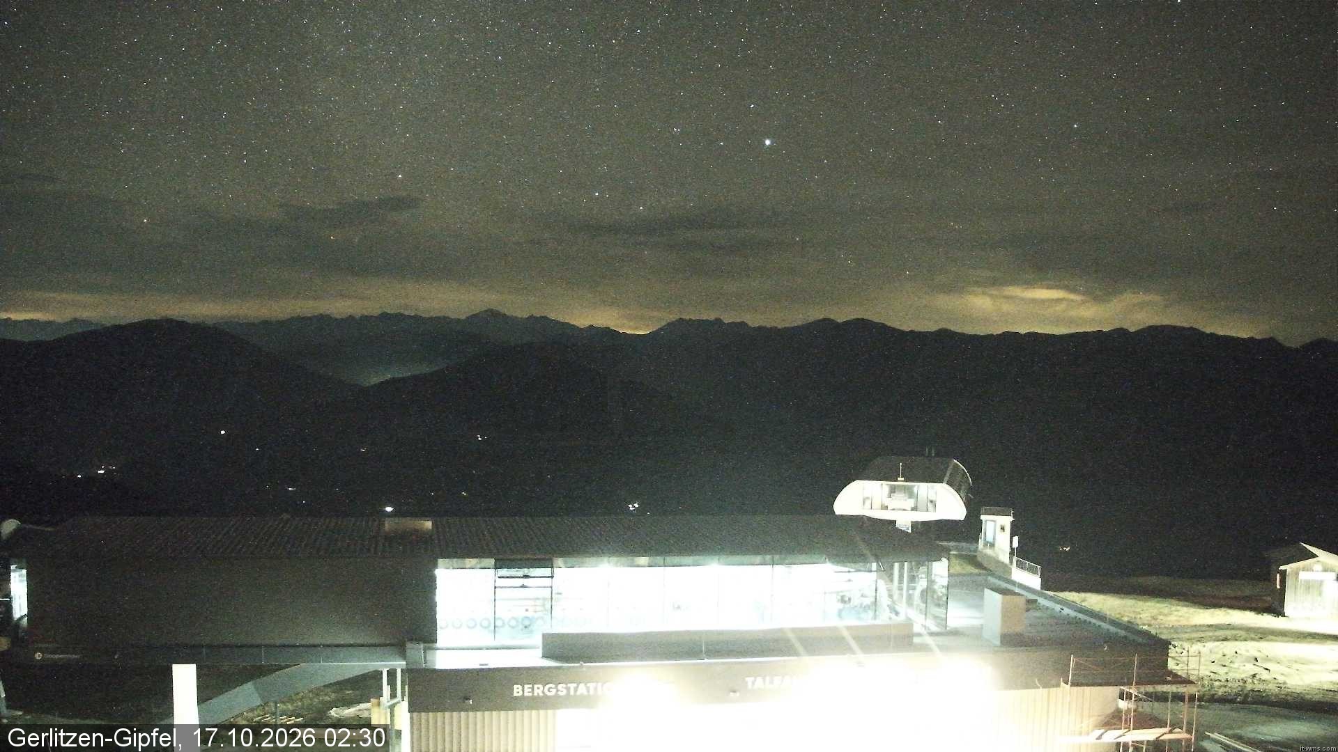Archived image Webcam Top station Bergerbahn