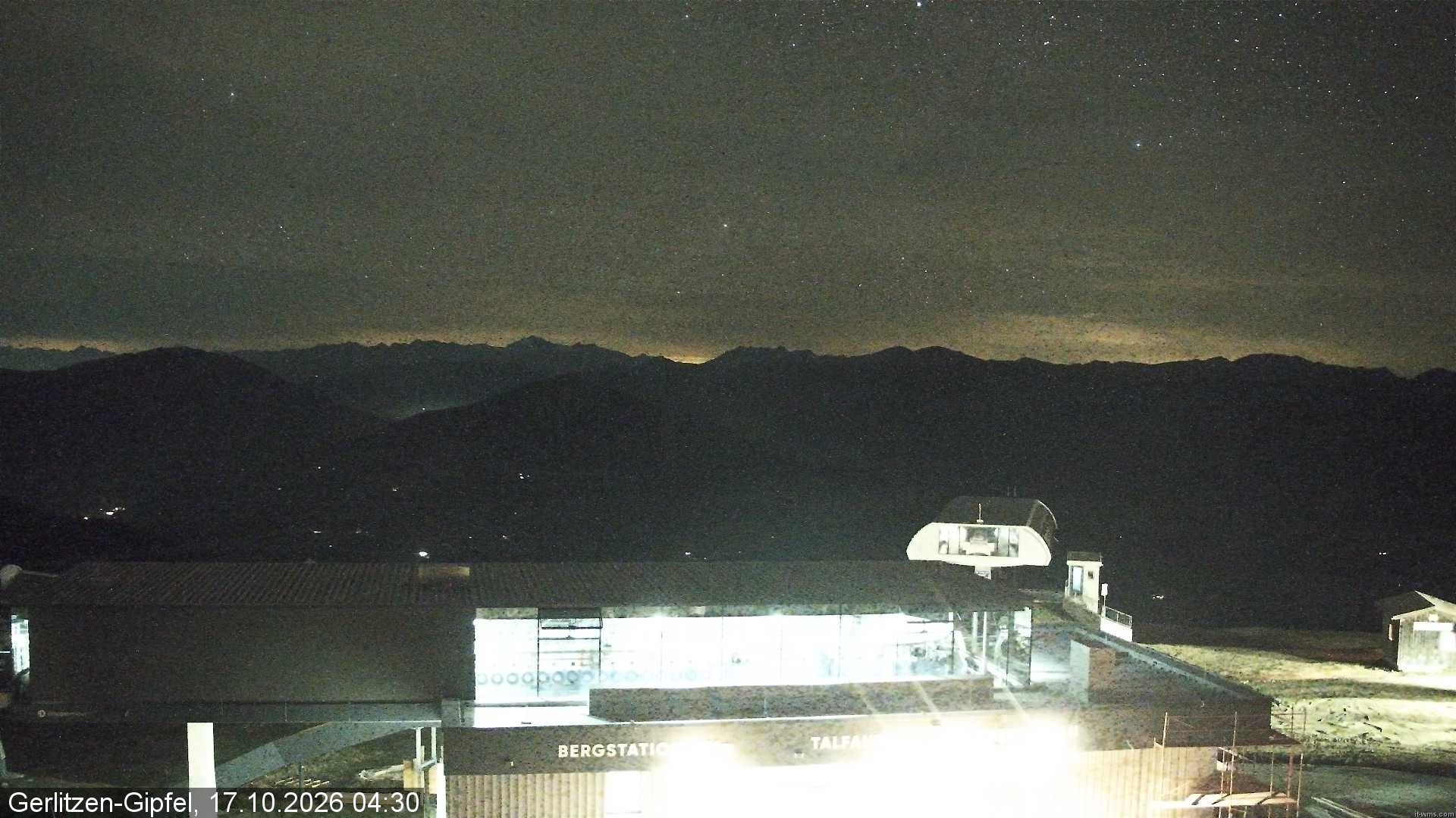 Archived image Webcam Top station Bergerbahn