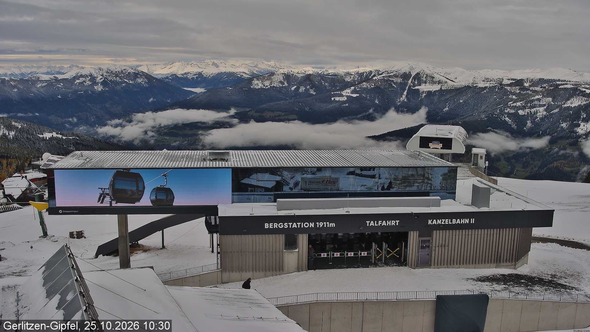 Archiv Foto Webcam Bergstation Sessellift Bergerbahn