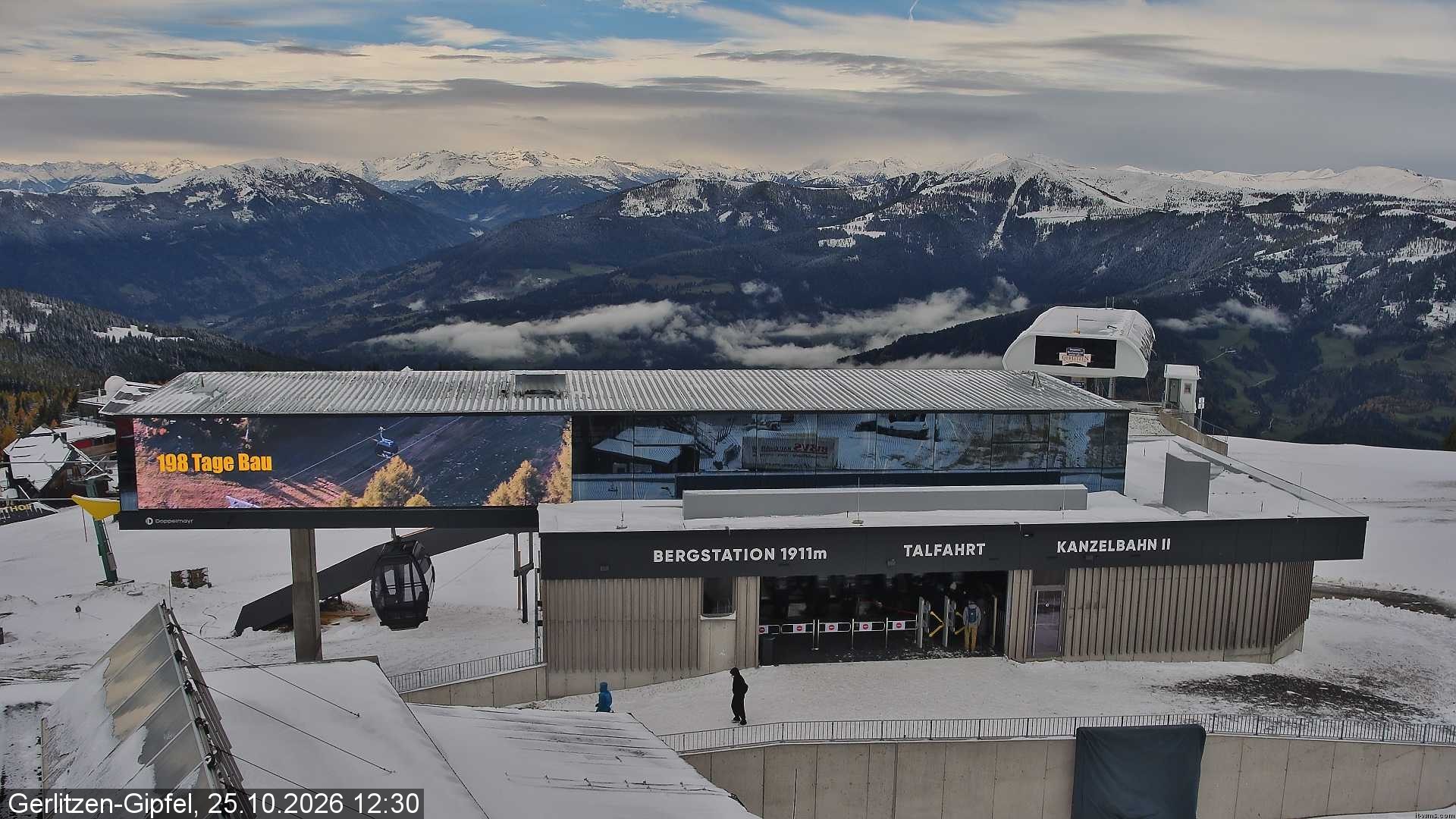 Archiv Foto Webcam Bergstation Sessellift Bergerbahn