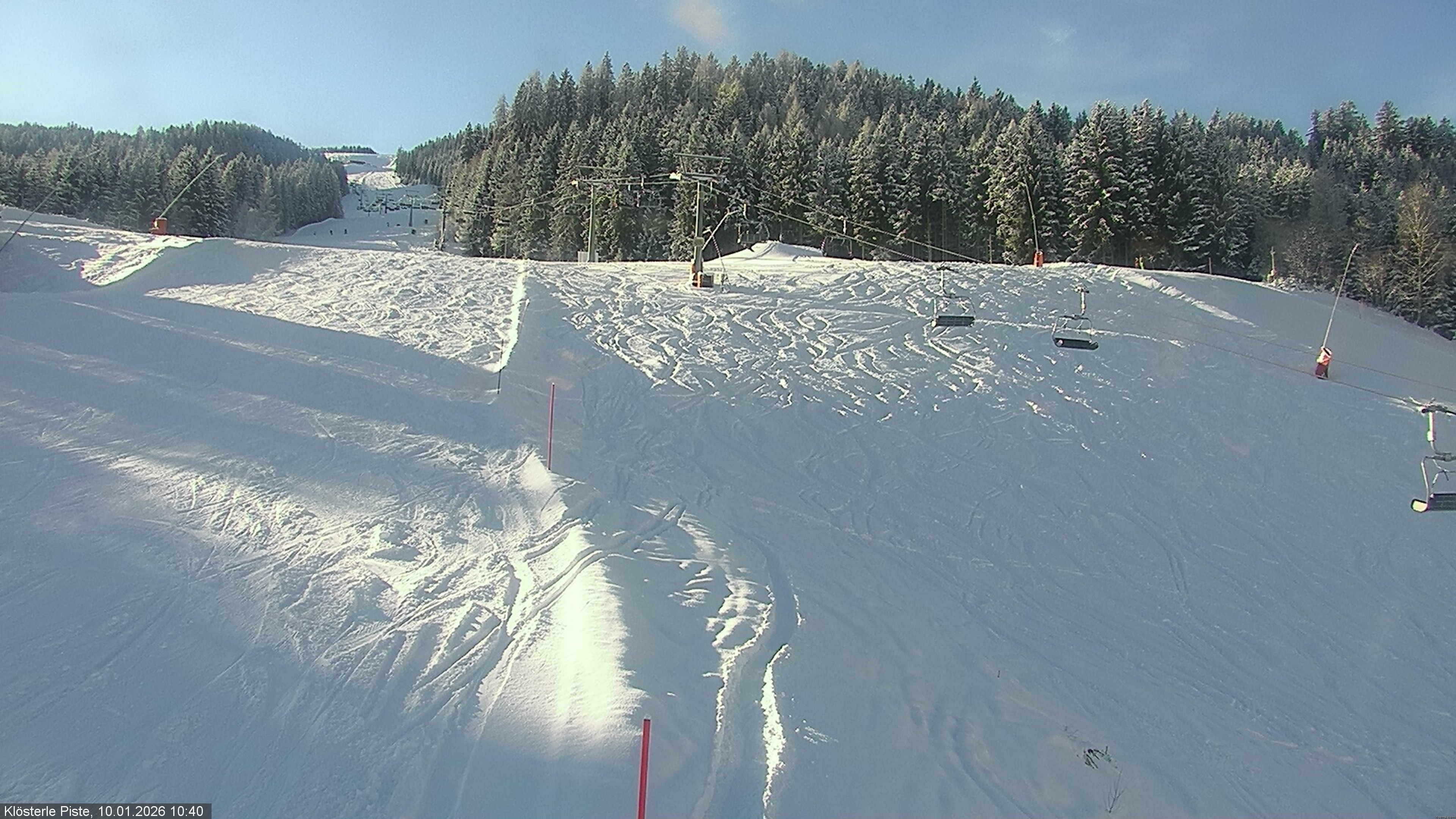 Archiv Foto Webcam Klöstereabfahrt, oberer Teil