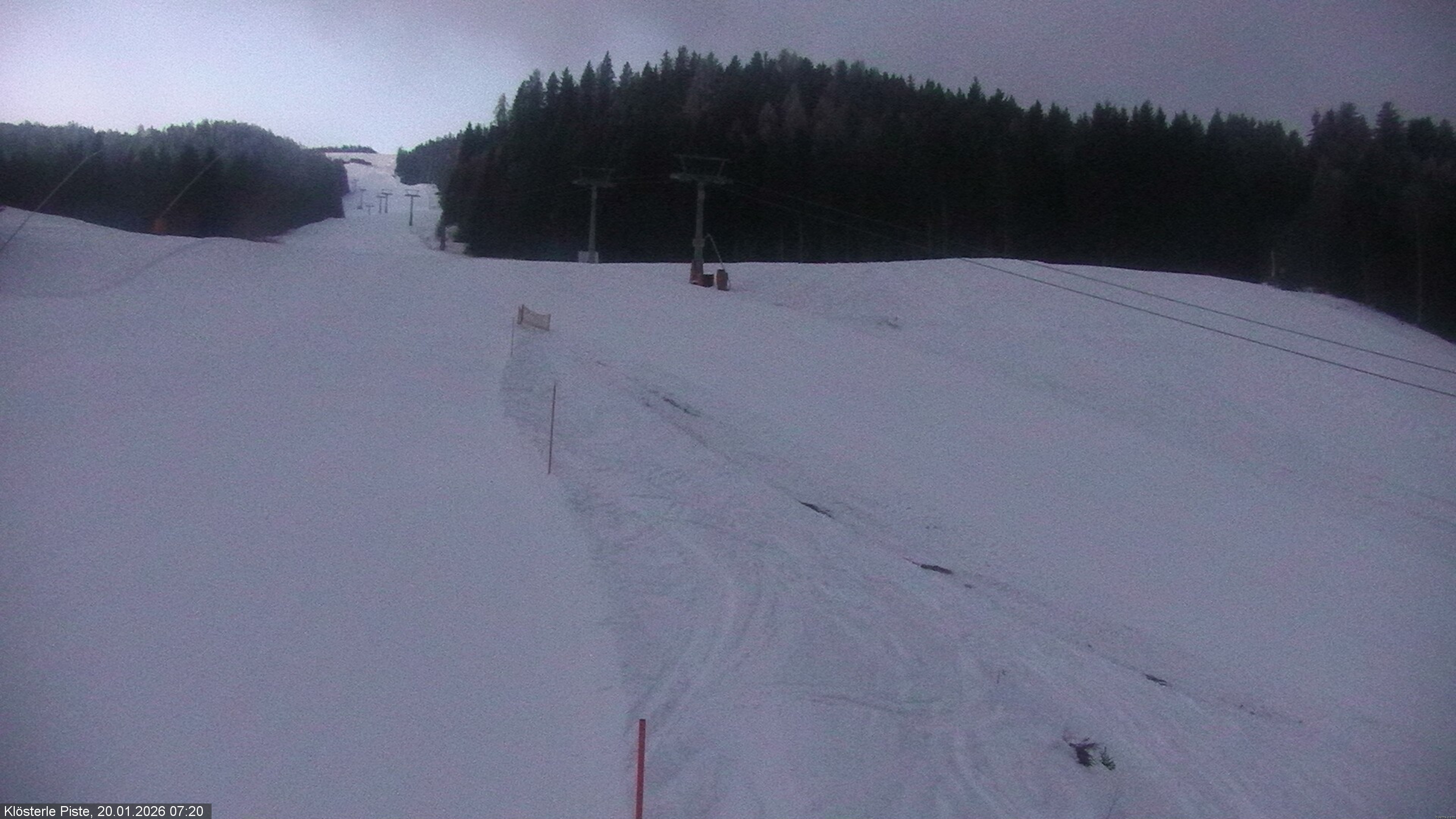 Archiv Foto Webcam Klöstereabfahrt, oberer Teil