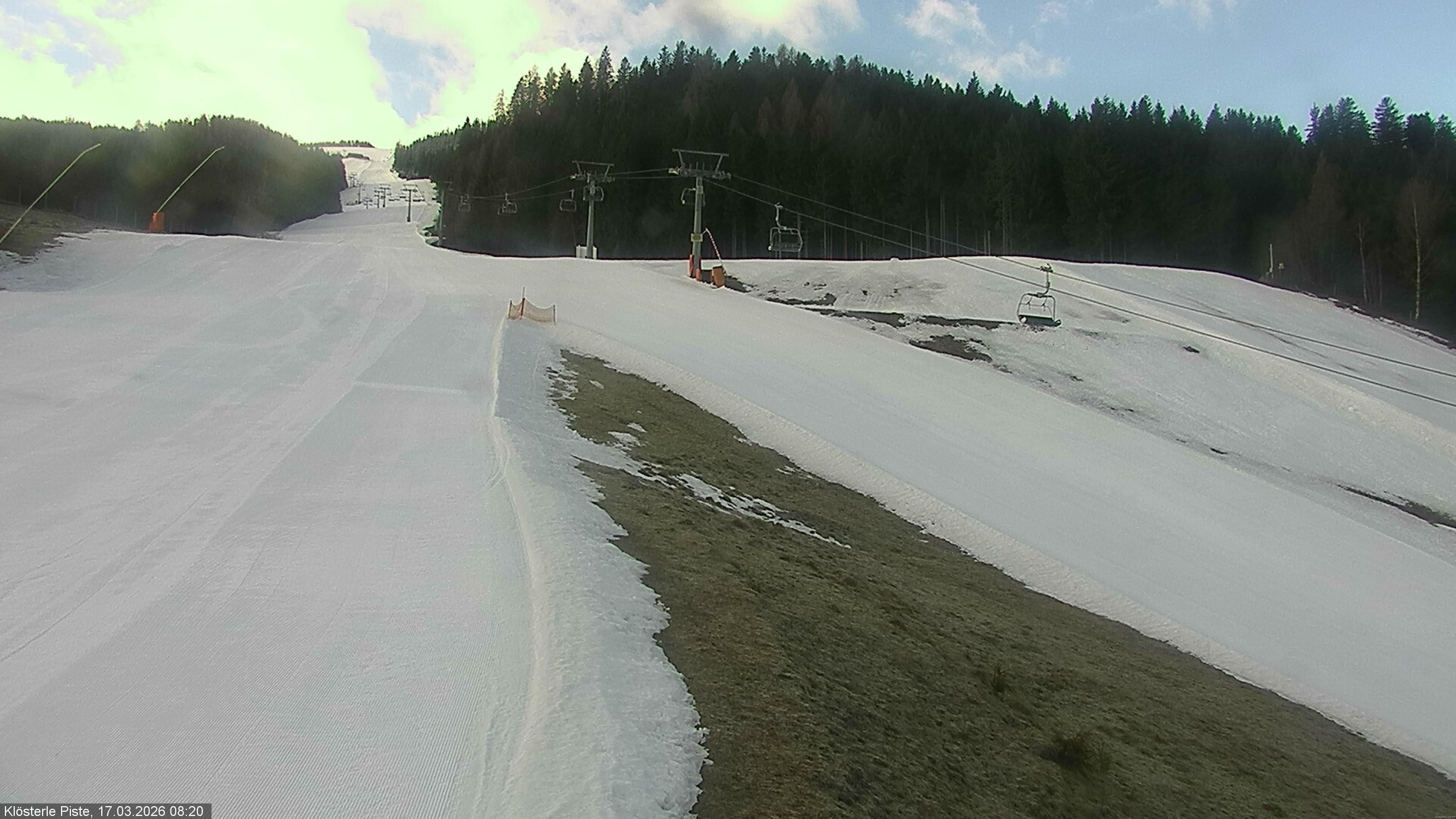 Archiv Foto Webcam Klöstereabfahrt, oberer Teil