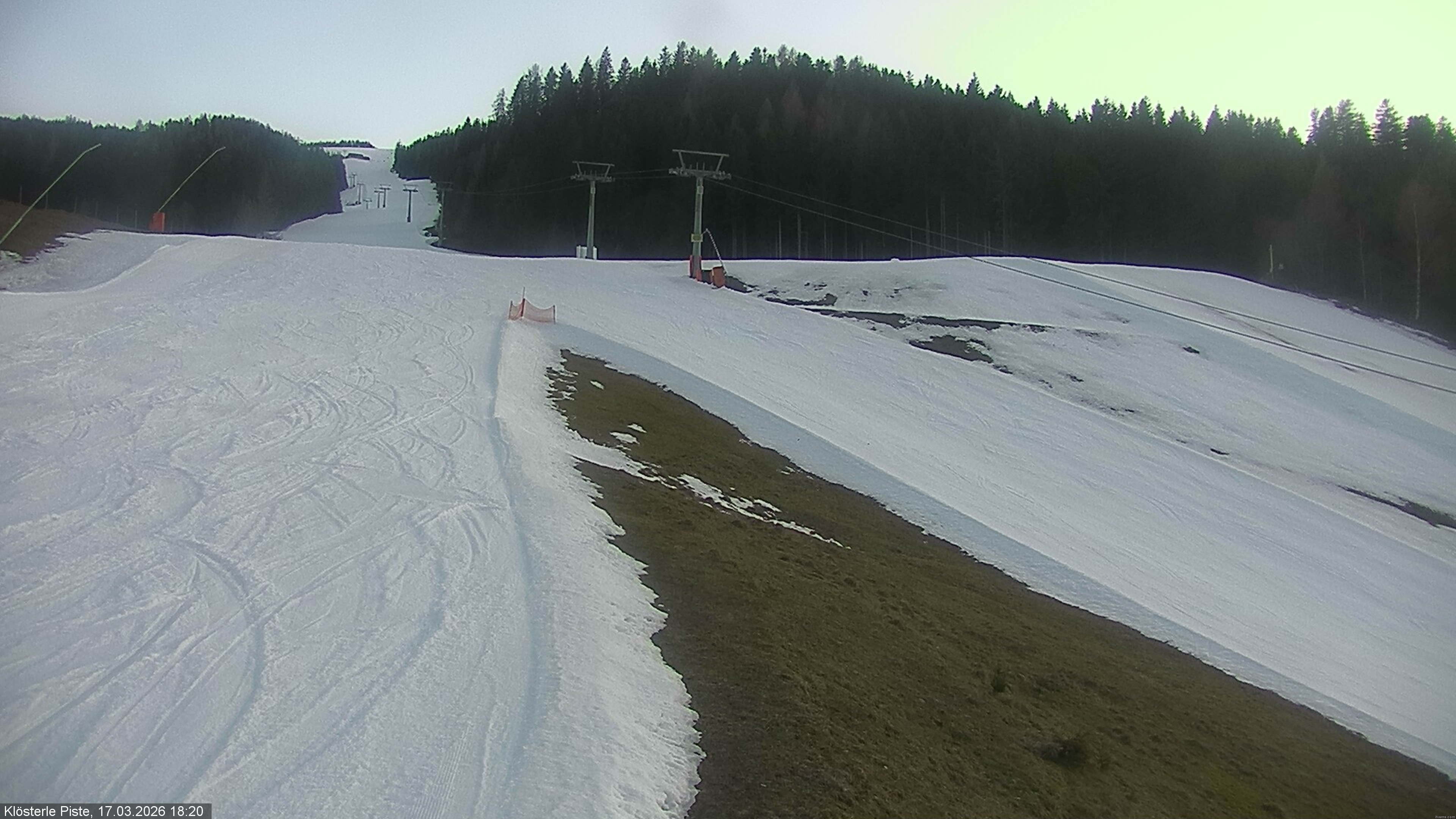 Archiv Foto Webcam Klöstereabfahrt, oberer Teil