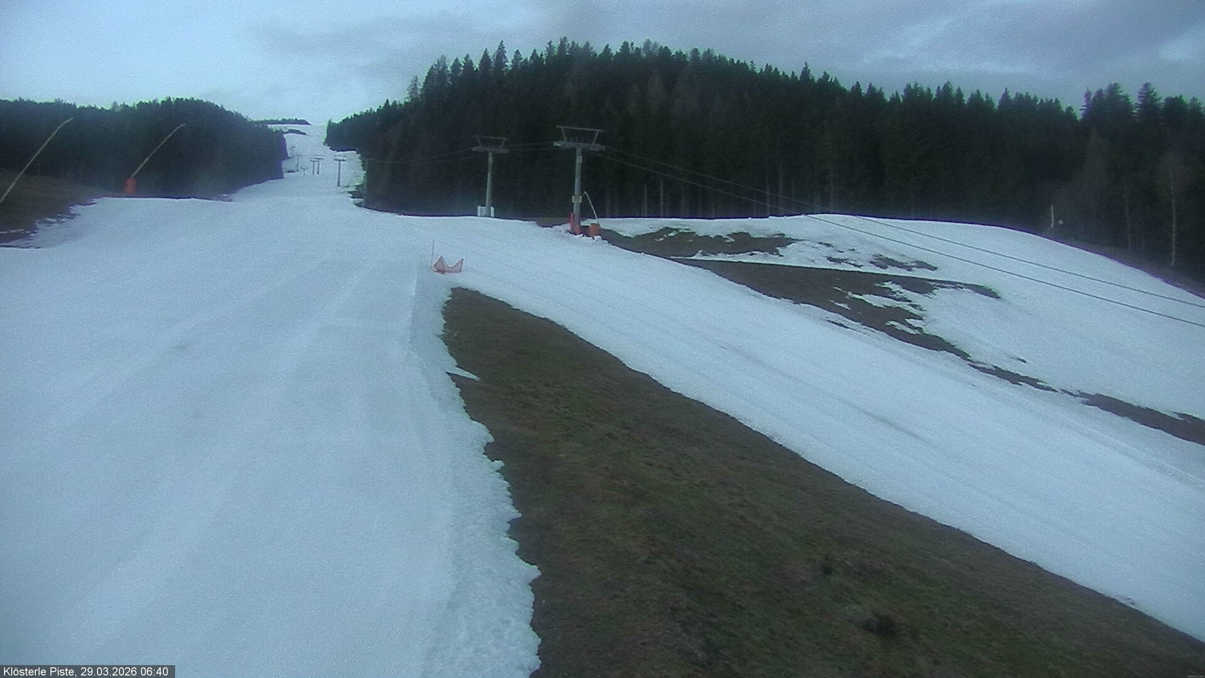 Archiv Foto Webcam Klöstereabfahrt, oberer Teil