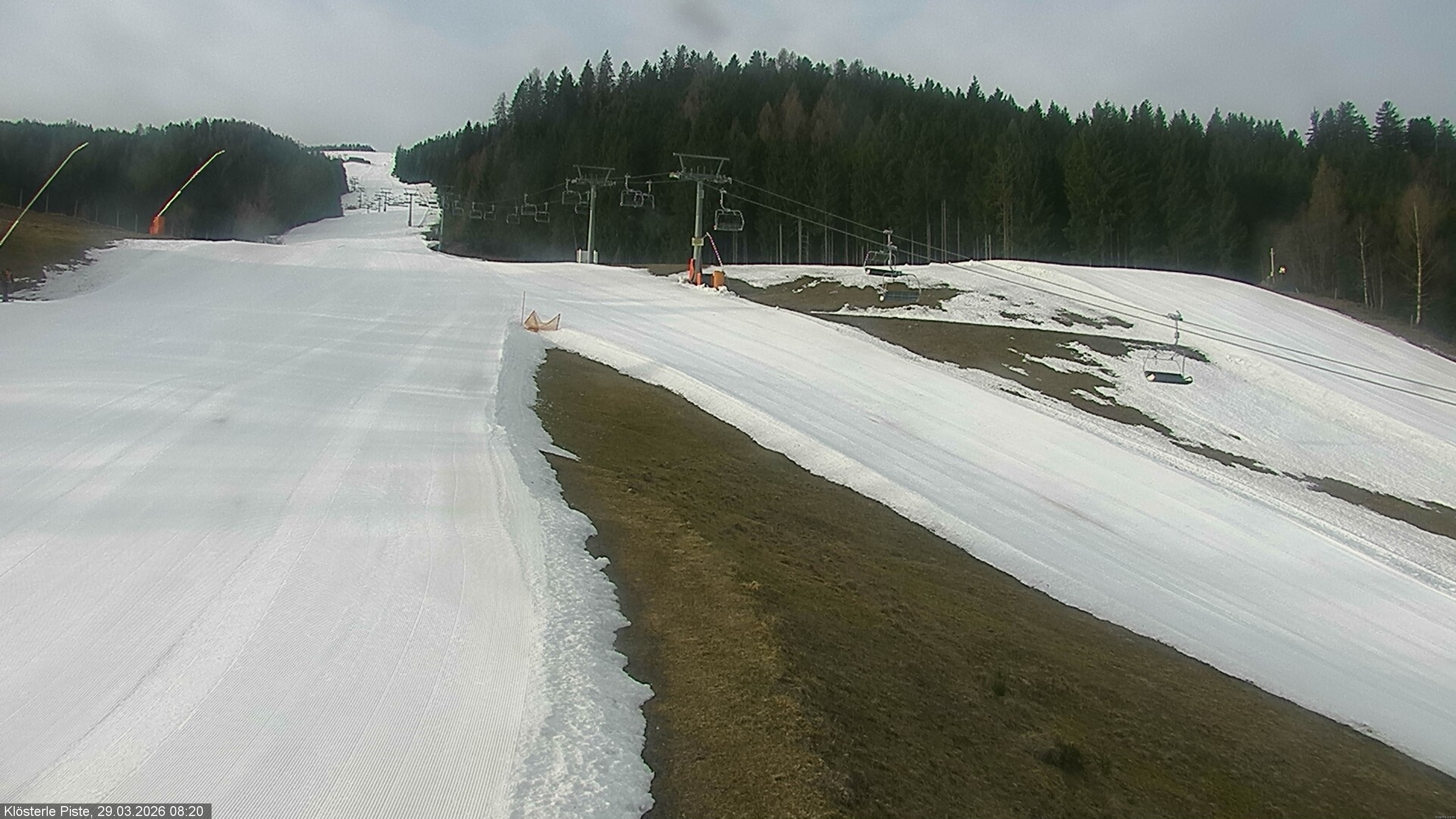 Archiv Foto Webcam Klöstereabfahrt, oberer Teil