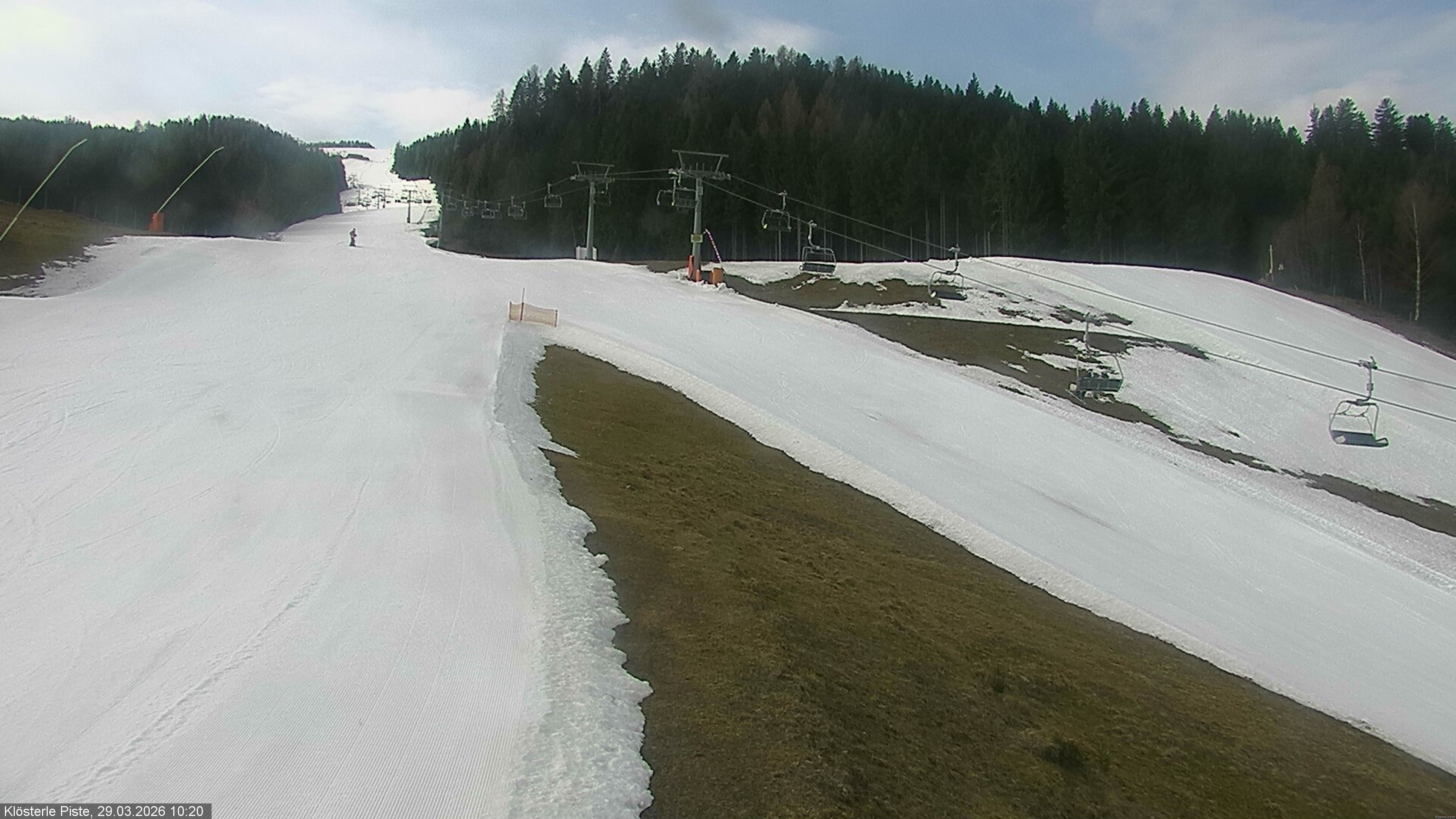 Archiv Foto Webcam Klöstereabfahrt, oberer Teil