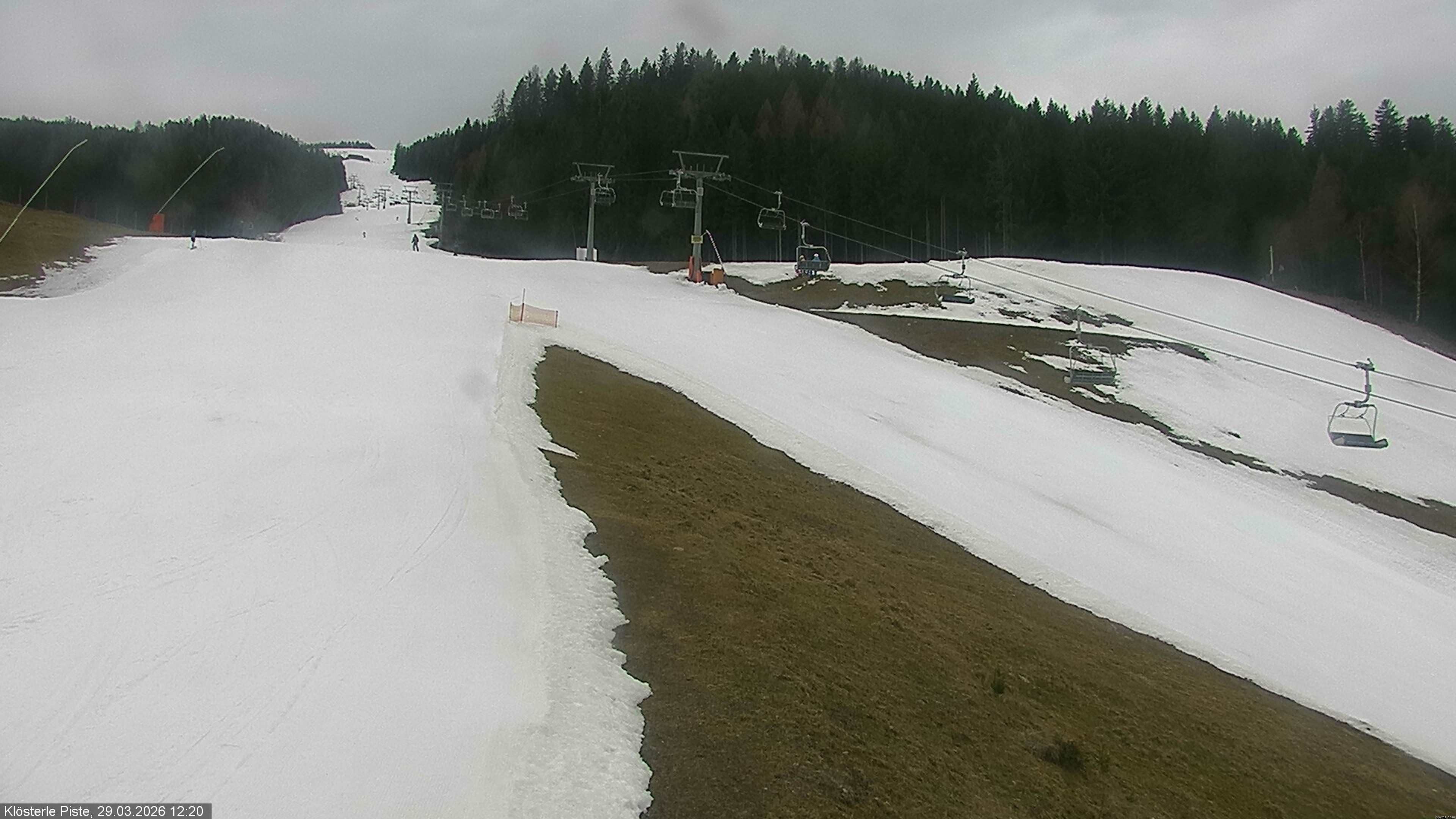 Archiv Foto Webcam Klöstereabfahrt, oberer Teil