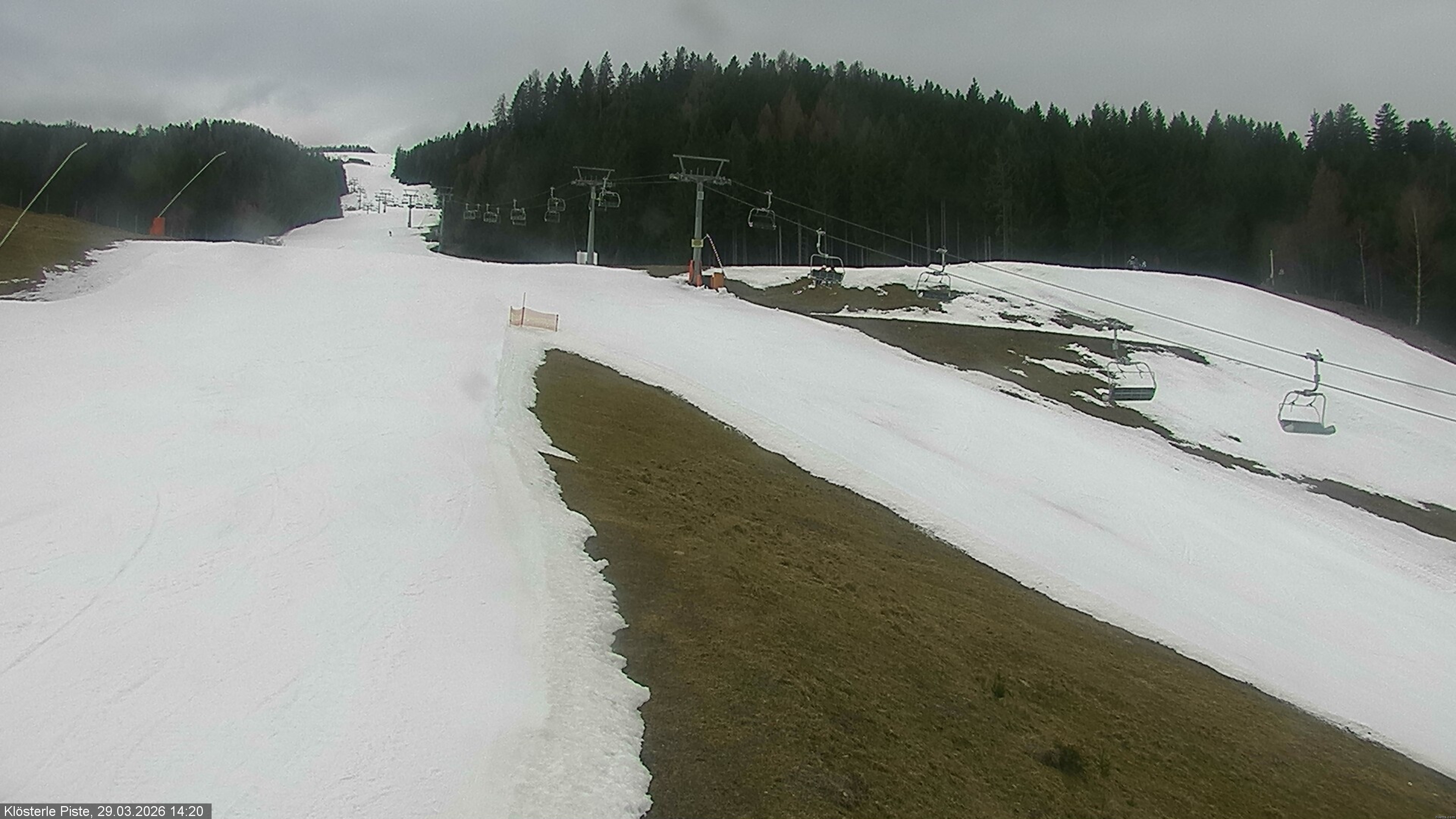 Archiv Foto Webcam Klöstereabfahrt, oberer Teil