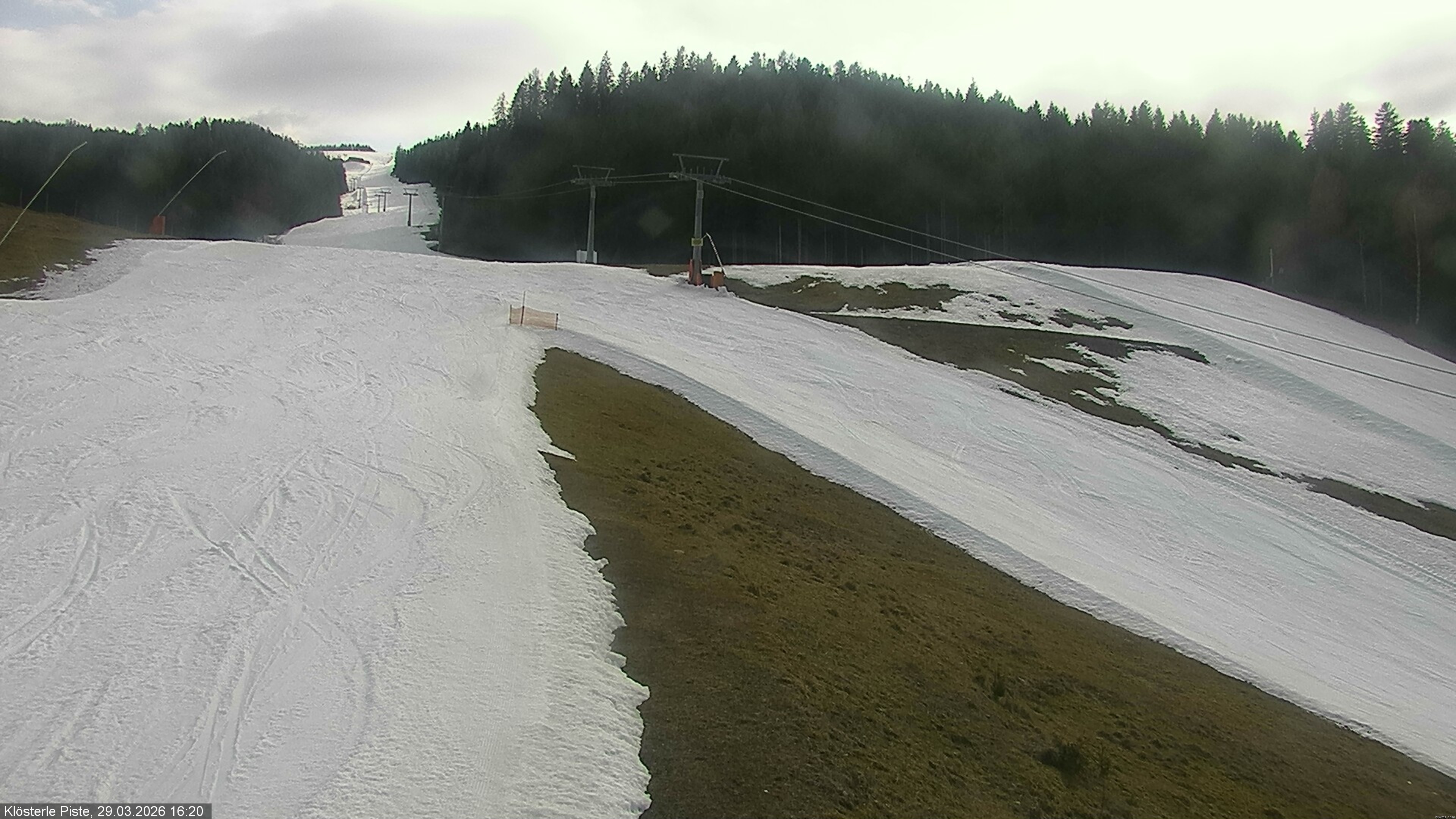 Archiv Foto Webcam Klöstereabfahrt, oberer Teil