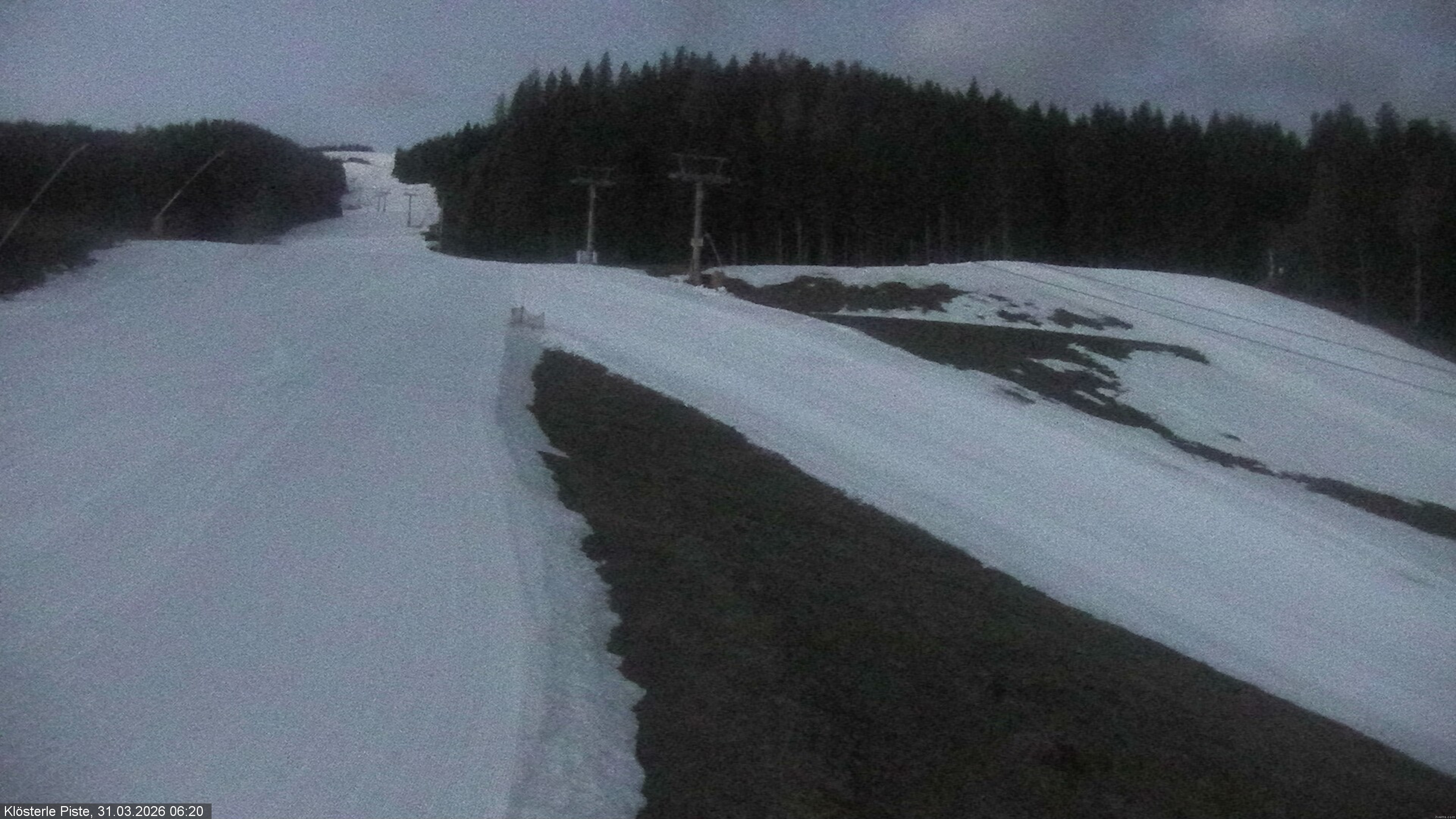 Archiv Foto Webcam Klöstereabfahrt, oberer Teil