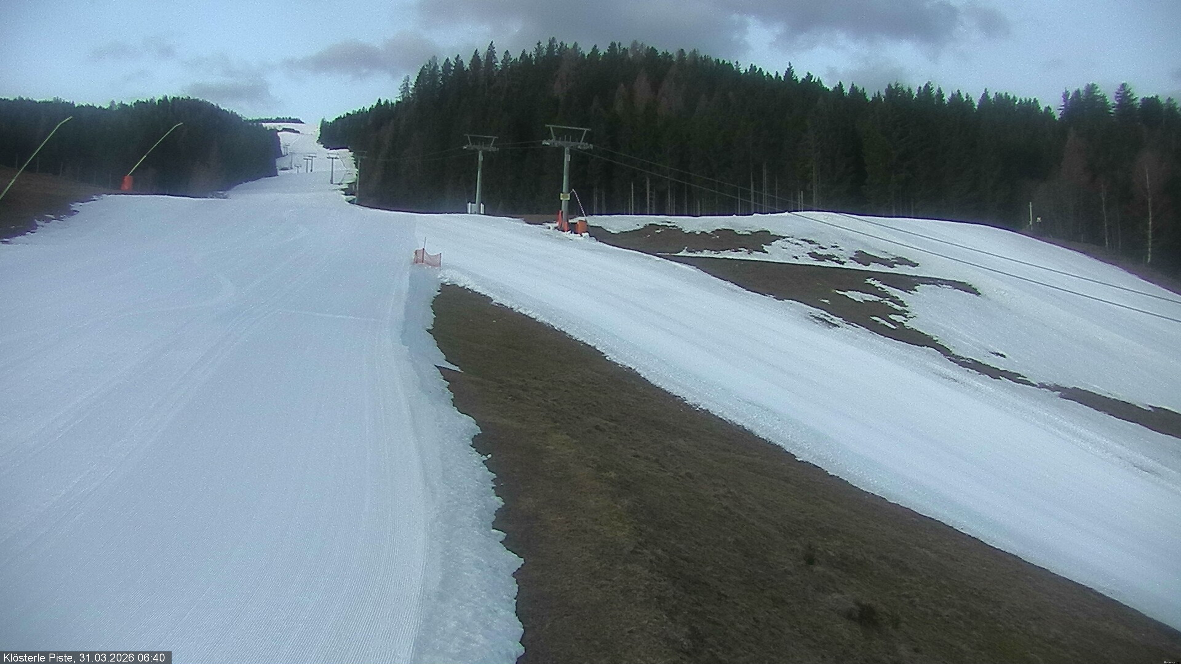 Archiv Foto Webcam Klöstereabfahrt, oberer Teil