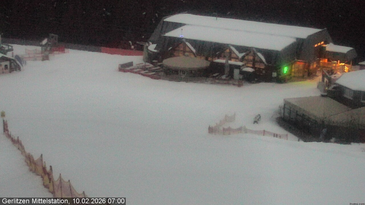 Archiv Foto Webcam Kids-Snowpark Gerlitzen