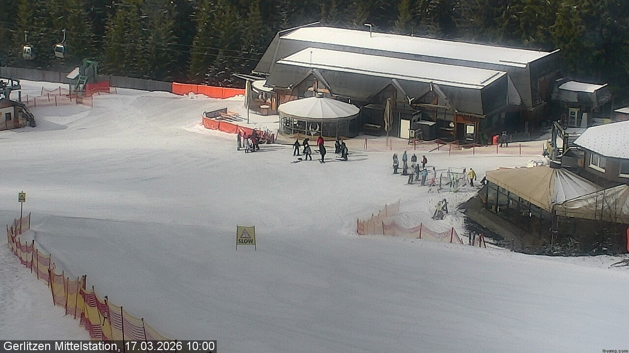 Archiv Foto Webcam Kids-Snowpark Gerlitzen