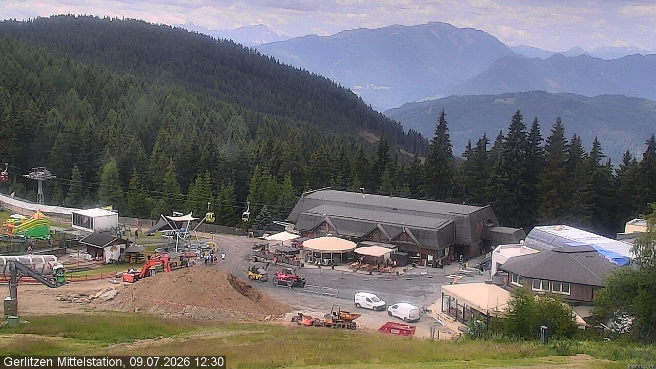 Archiv Foto Webcam Kids-Snowpark Gerlitzen