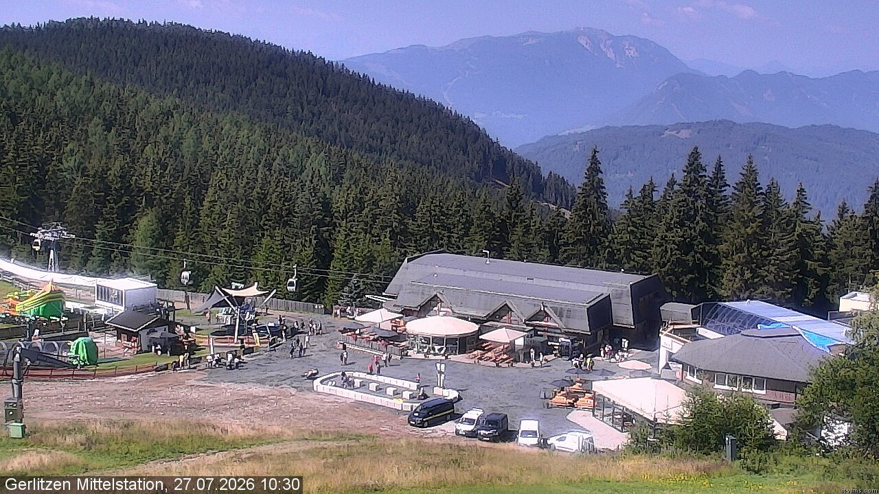 Archiv Foto Webcam Kids-Snowpark Gerlitzen