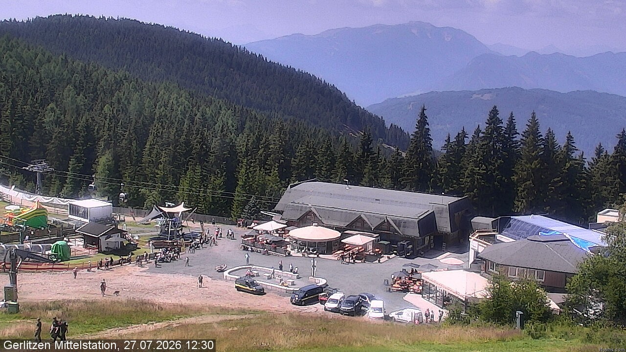 Archiv Foto Webcam Kids-Snowpark Gerlitzen