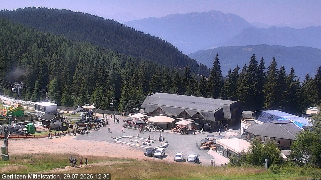 Archiv Foto Webcam Kids-Snowpark Gerlitzen