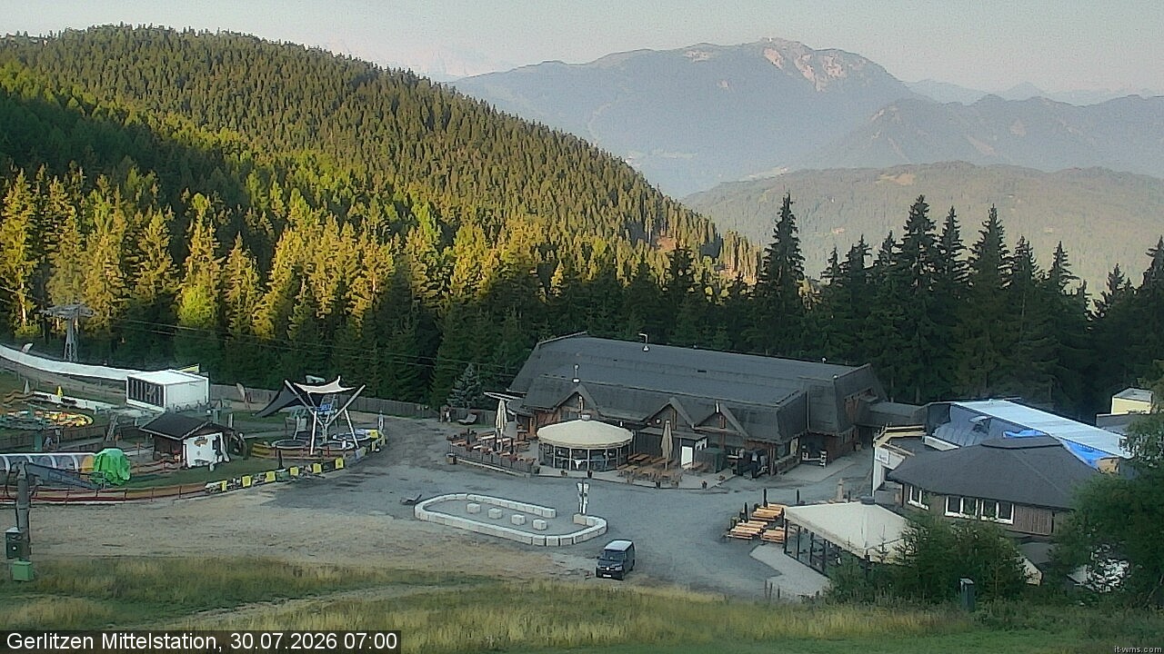 Archiv Foto Webcam Kids-Snowpark Gerlitzen