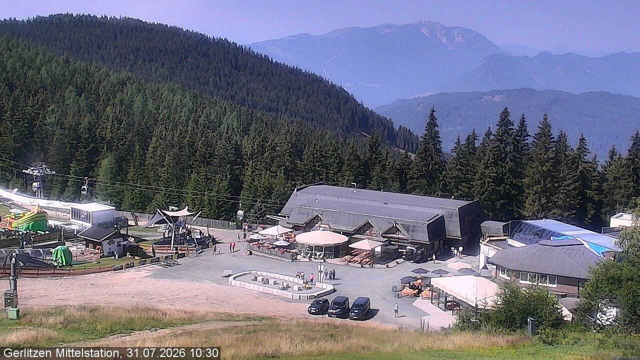 Archiv Foto Webcam Kids-Snowpark Gerlitzen