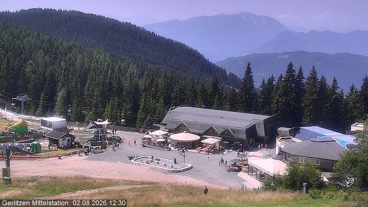 Archiv Foto Webcam Kids-Snowpark Gerlitzen
