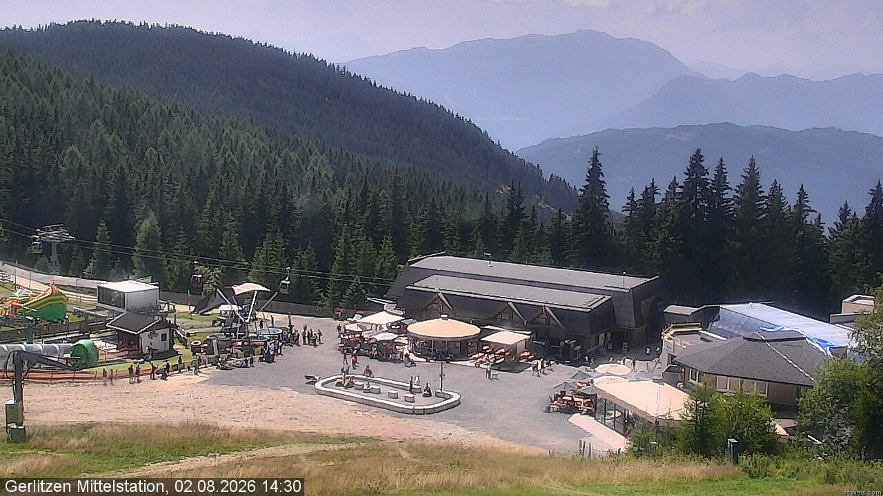 Archiv Foto Webcam Kids-Snowpark Gerlitzen