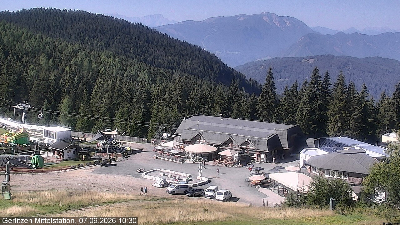 Archiv Foto Webcam Kids-Snowpark Gerlitzen