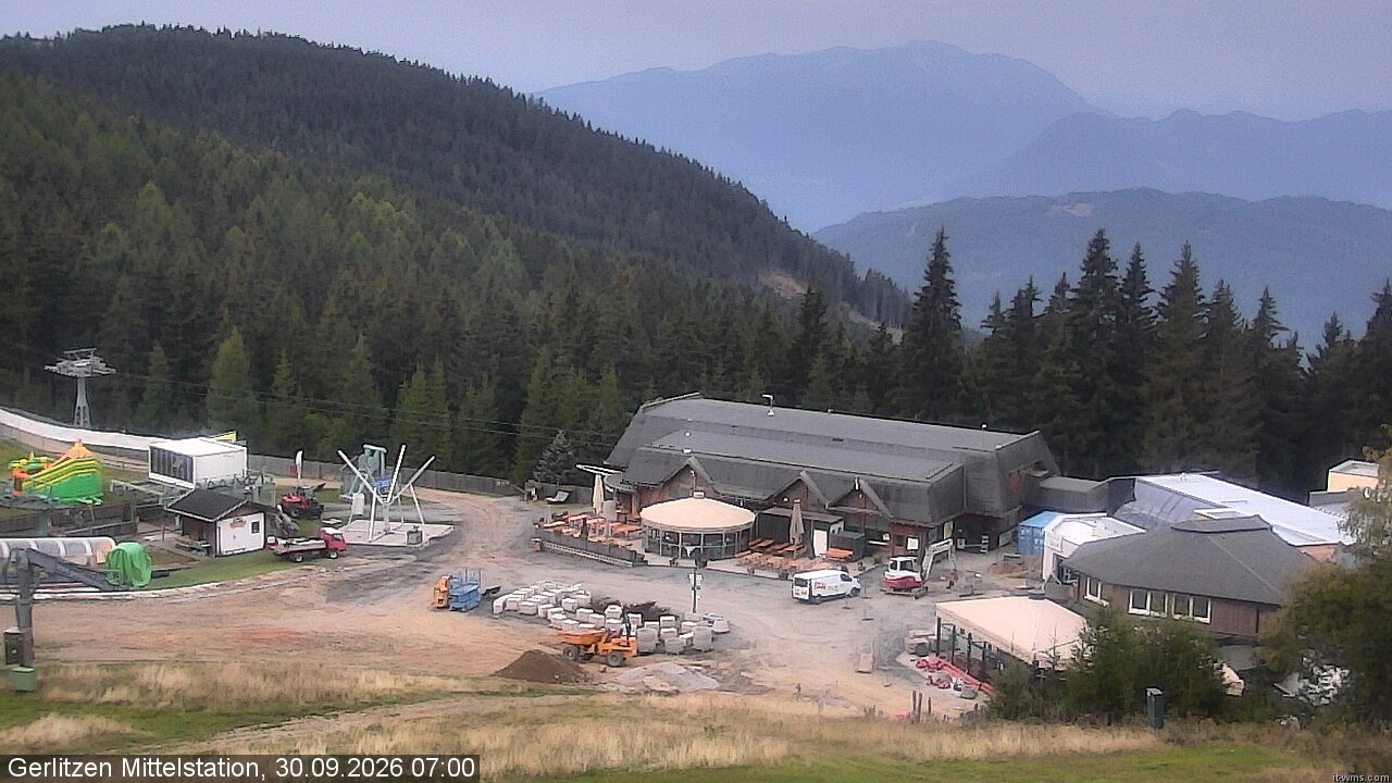 Archiv Foto Webcam Kids-Snowpark Gerlitzen