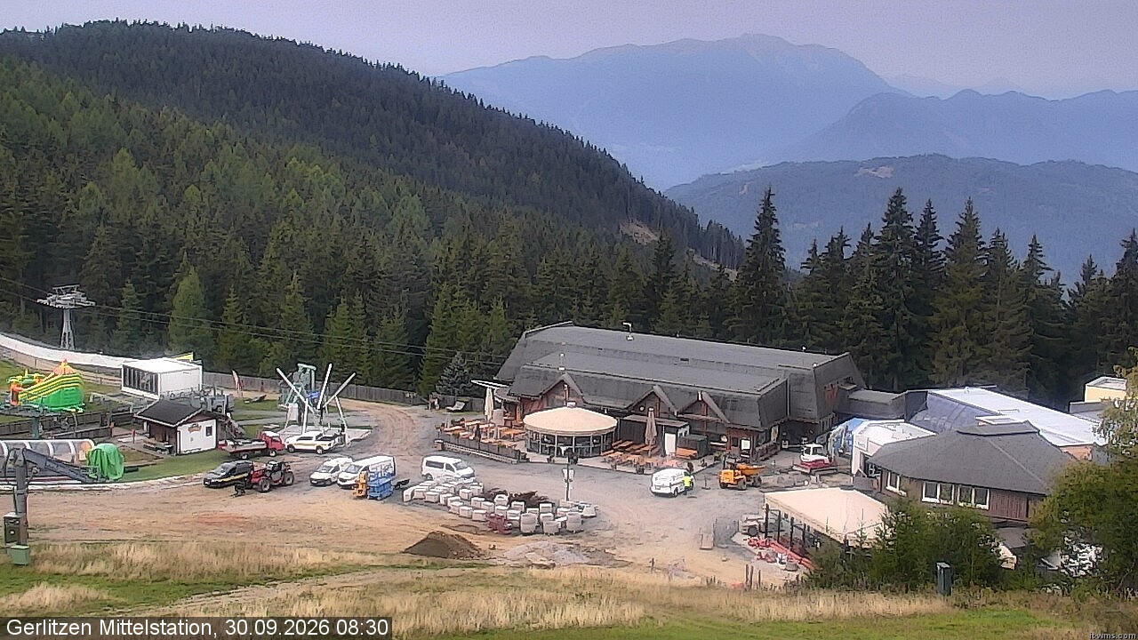 Archiv Foto Webcam Kids-Snowpark Gerlitzen