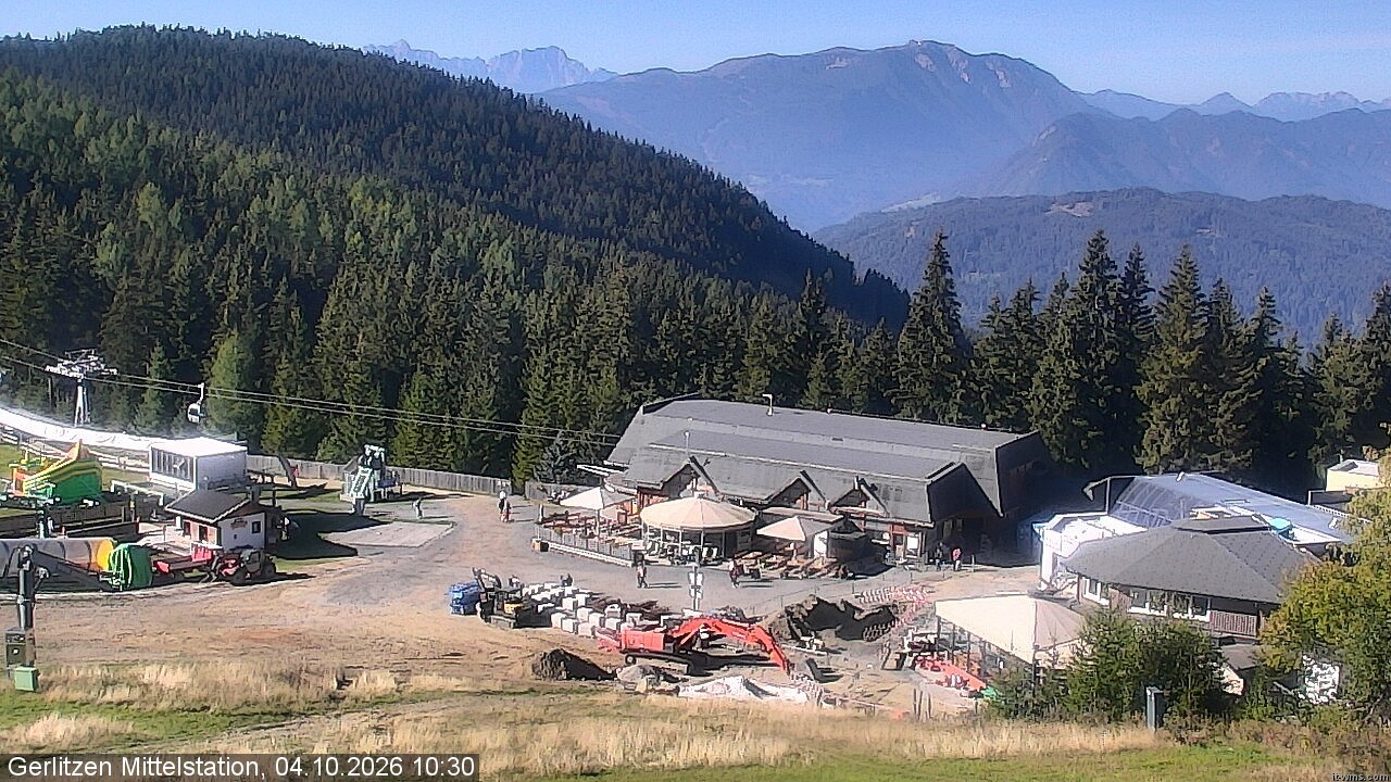 Archiv Foto Webcam Kids-Snowpark Gerlitzen