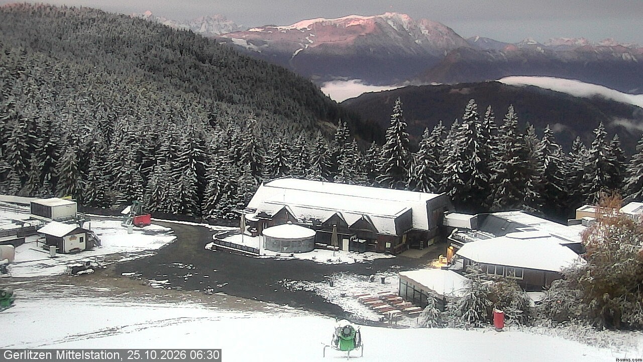Archiv Foto Webcam Kids-Snowpark Gerlitzen