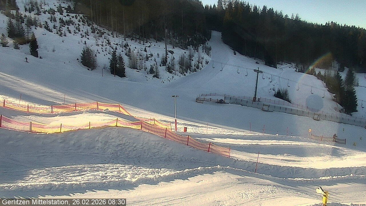 Archived image Webcam Umbrella bar and sun arena, Gerlitzen