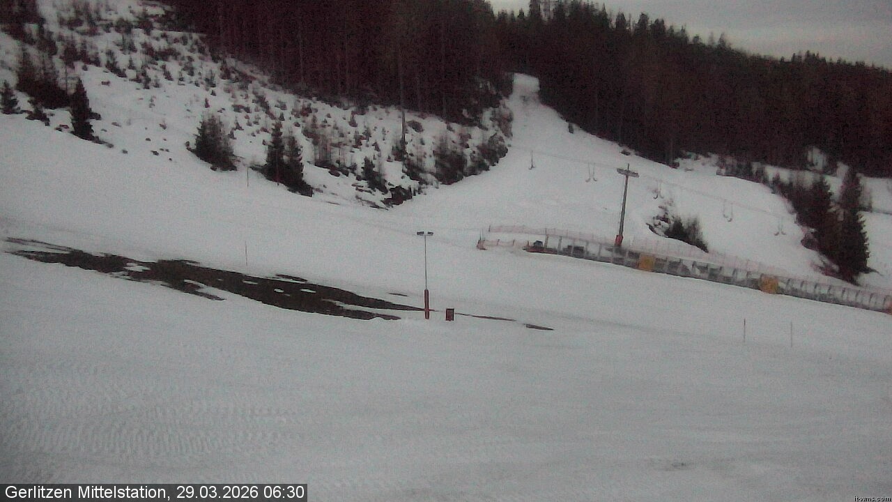 Archived image Webcam Umbrella bar and sun arena, Gerlitzen