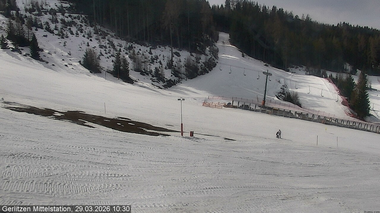 Archived image Webcam Umbrella bar and sun arena, Gerlitzen