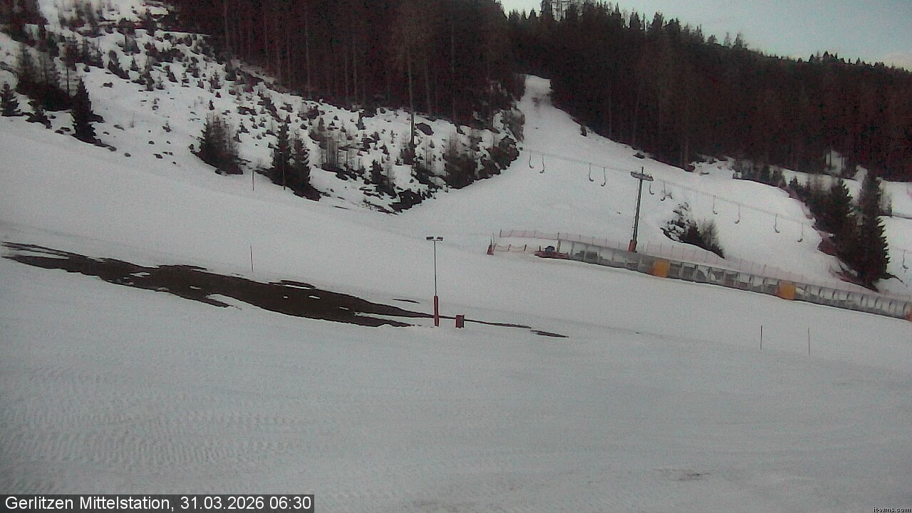 Archived image Webcam Umbrella bar and sun arena, Gerlitzen