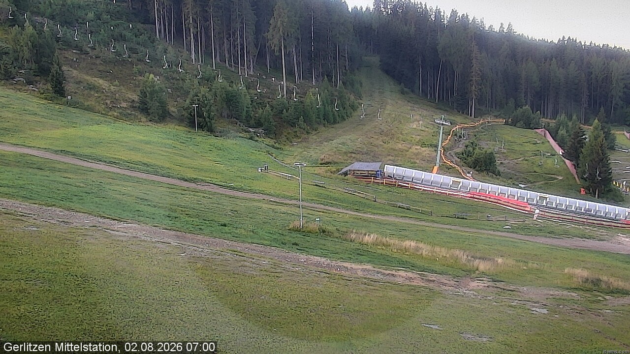 Archived image Webcam Umbrella bar and sun arena, Gerlitzen