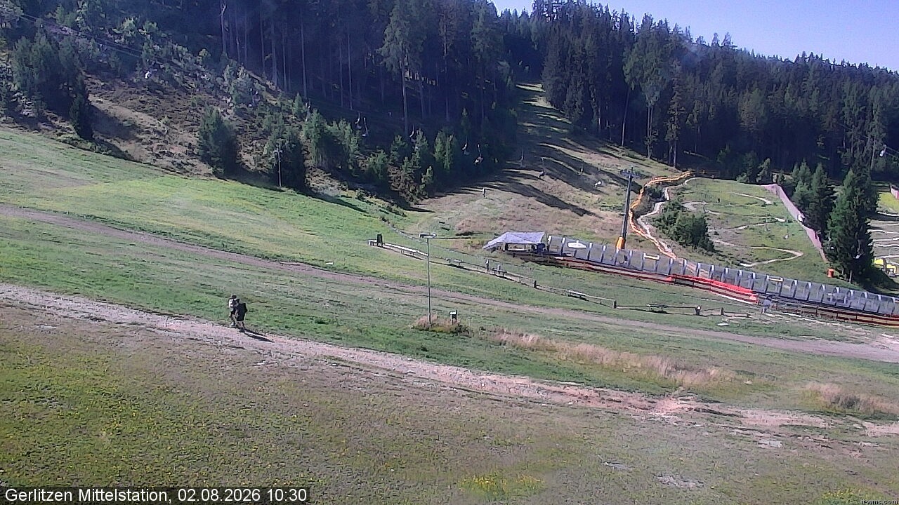 Archived image Webcam Umbrella bar and sun arena, Gerlitzen