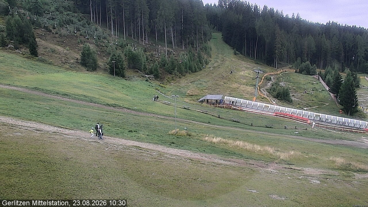 Archiv Foto Webcam Kanzelhöhe: Schirmbar und Sonnenarena