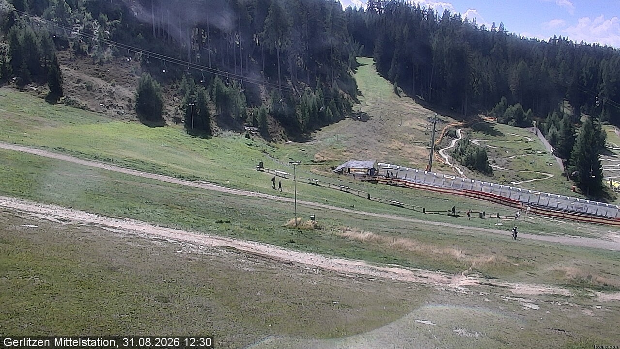 Archived image Webcam Umbrella bar and sun arena, Gerlitzen