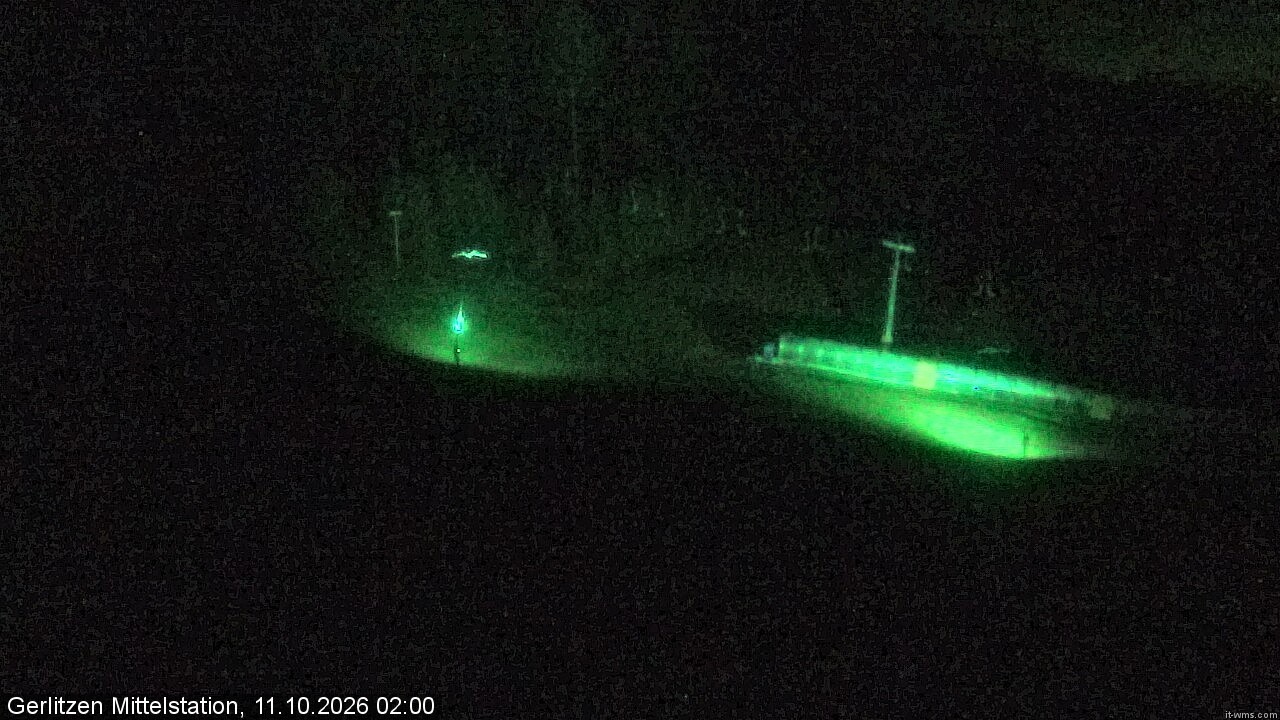 Archived image Webcam Umbrella bar and sun arena, Gerlitzen