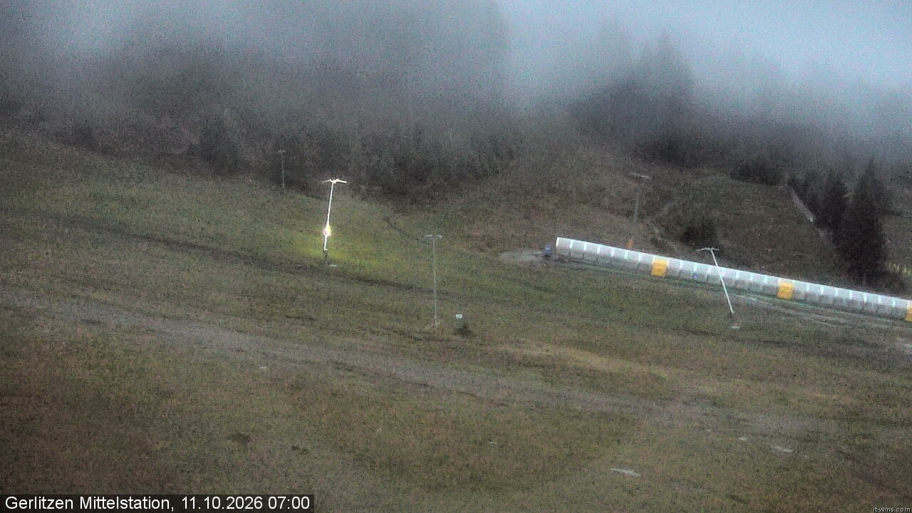 Archived image Webcam Umbrella bar and sun arena, Gerlitzen