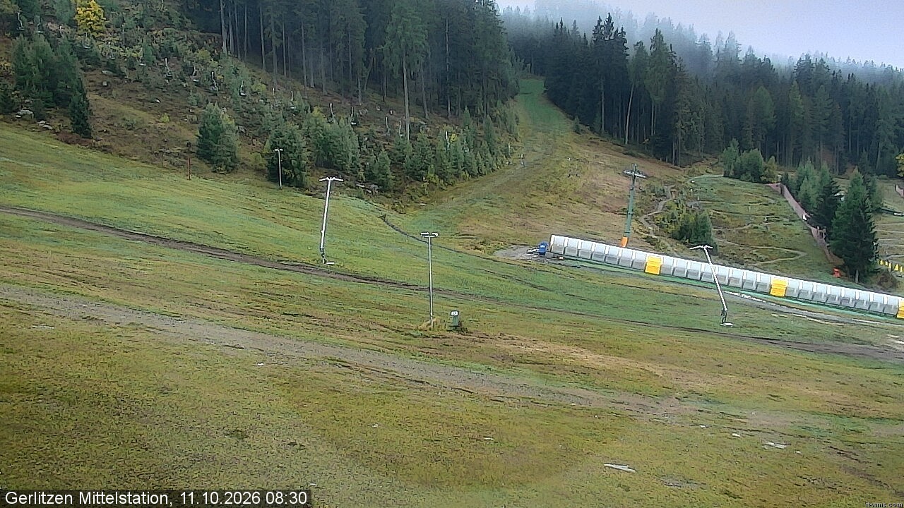 Archived image Webcam Umbrella bar and sun arena, Gerlitzen