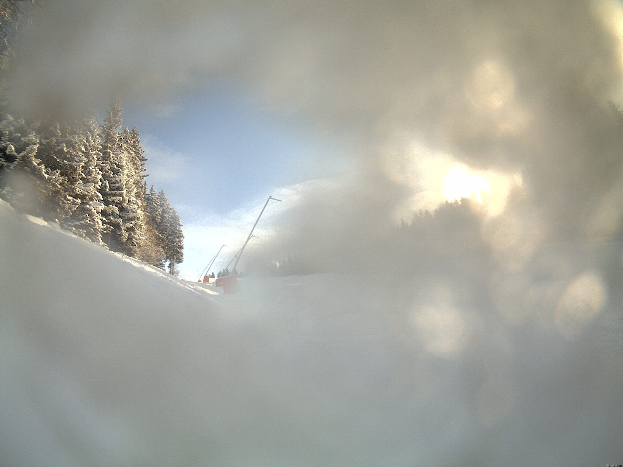 Archiv Foto Webcam Ochsengarten Übungslift (Gerlitzen)