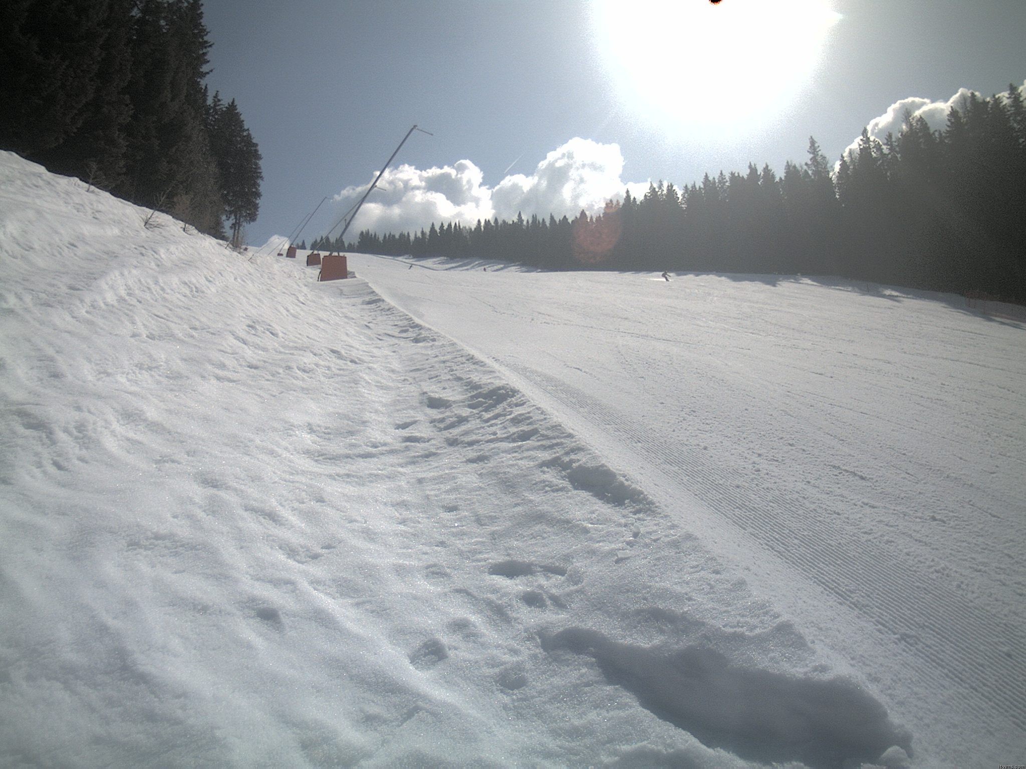 Archiv Foto Webcam Ochsengarten Übungslift (Gerlitzen)