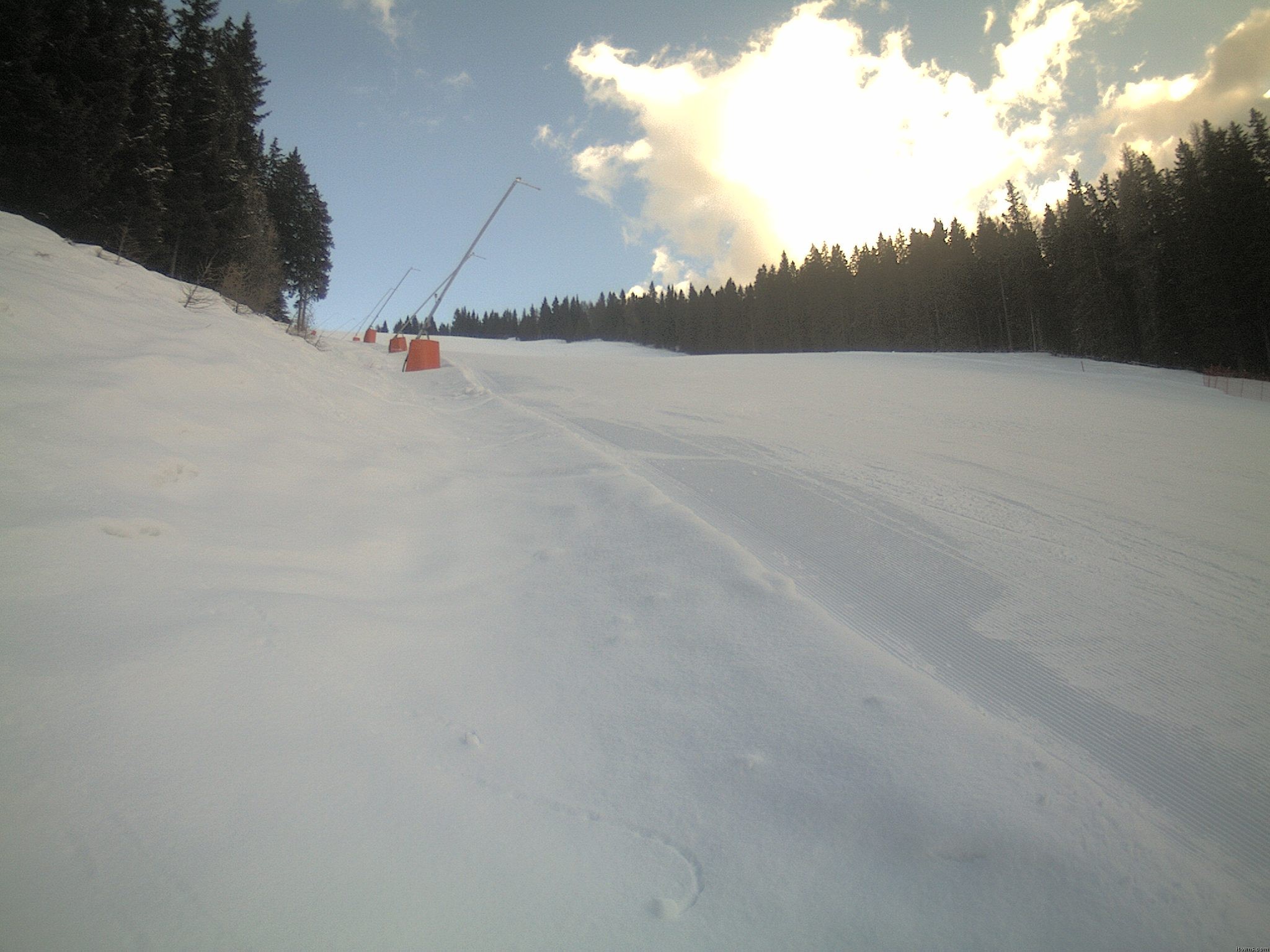 Archiv Foto Webcam Ochsengarten Übungslift (Gerlitzen)